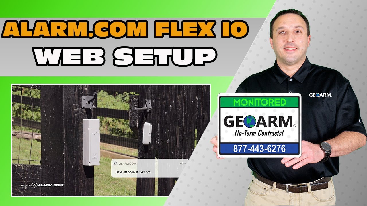 Alarm.com Flex IO Web Set Up