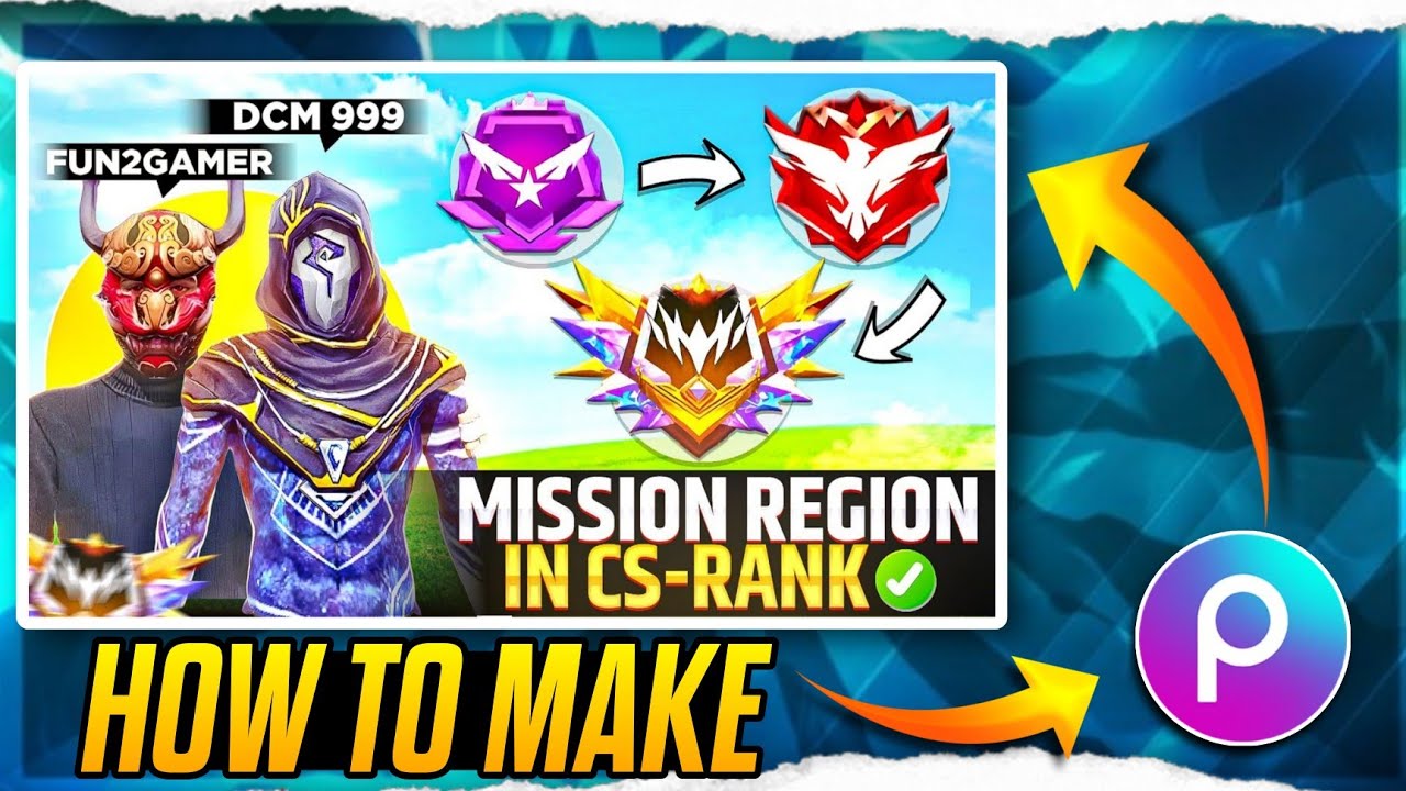 How To Make Thumbnail Like @DCM999 💥 || Thumbnail tutorial