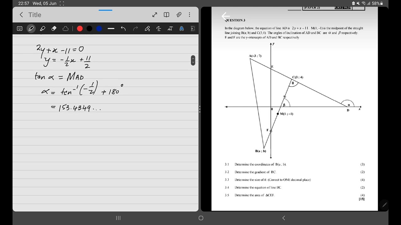 GAUTENG JUNE G12 2024 MATHS P2 Q3