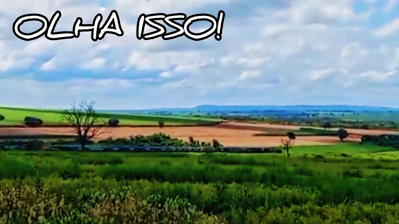 OLHA essas BELAS PAISAGENS, onde o TREM passa 