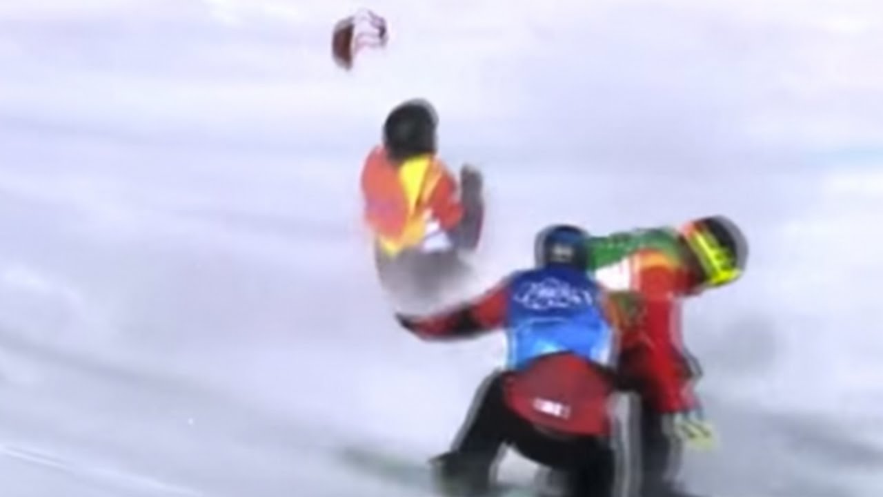 Austrian snowboarder Markus Schairer: had some terrifying moments during the quarterfinals.