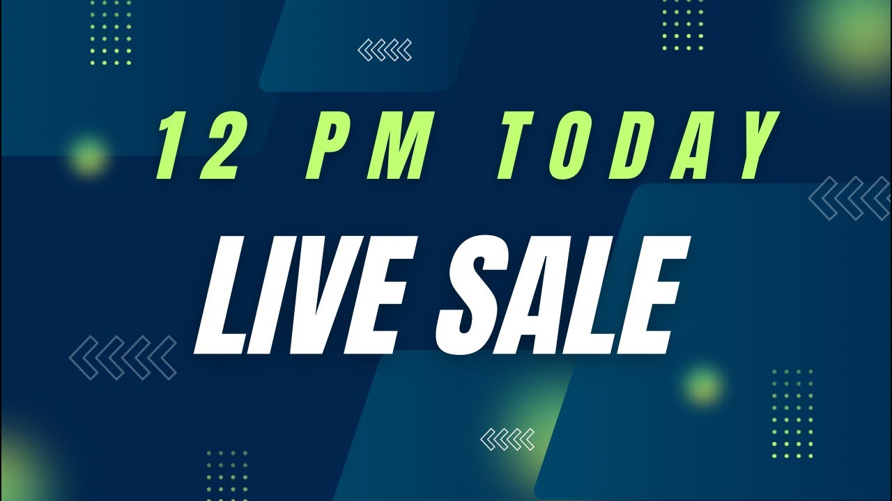 Live sale -12 pm today-9798989881