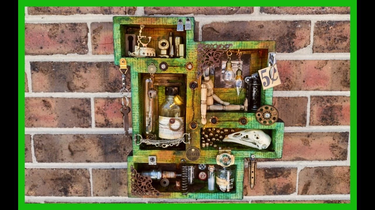 Assemblage  Box with Cool Findings