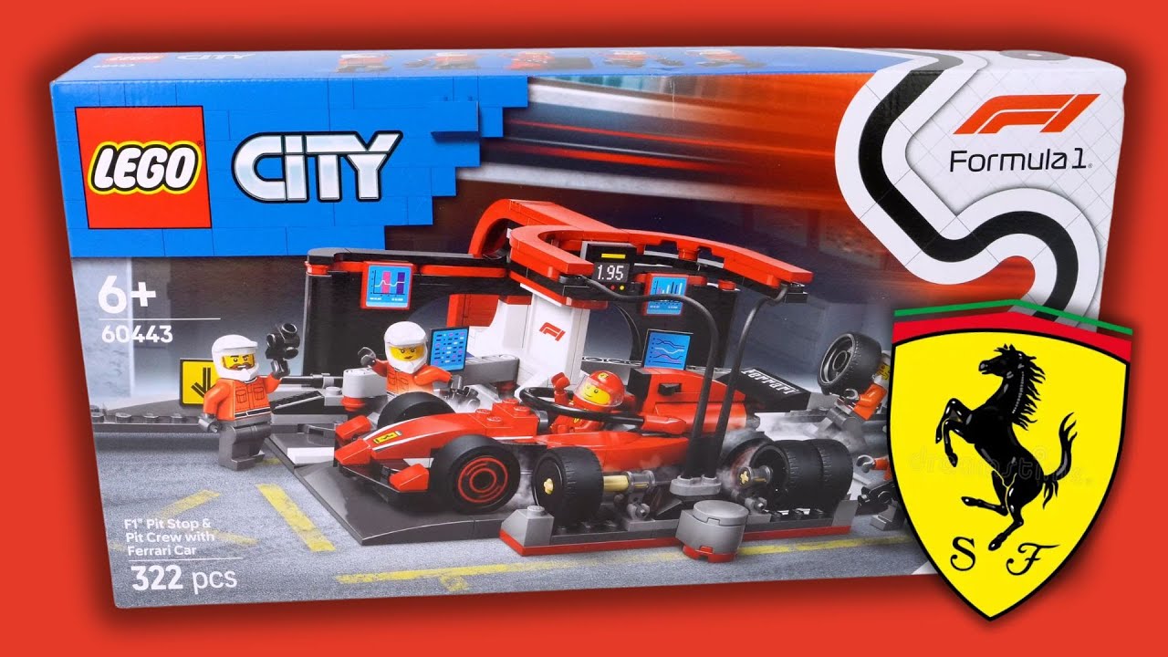 PIT STOP FERRARI 🔥 LEGO CITY 60443 / RECENZJA