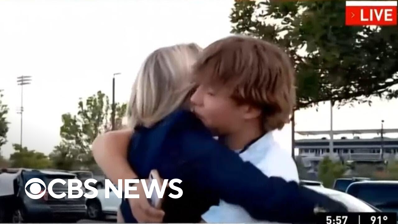 Utah news anchor reunites with son who witnessed Charlie Kirk shooting