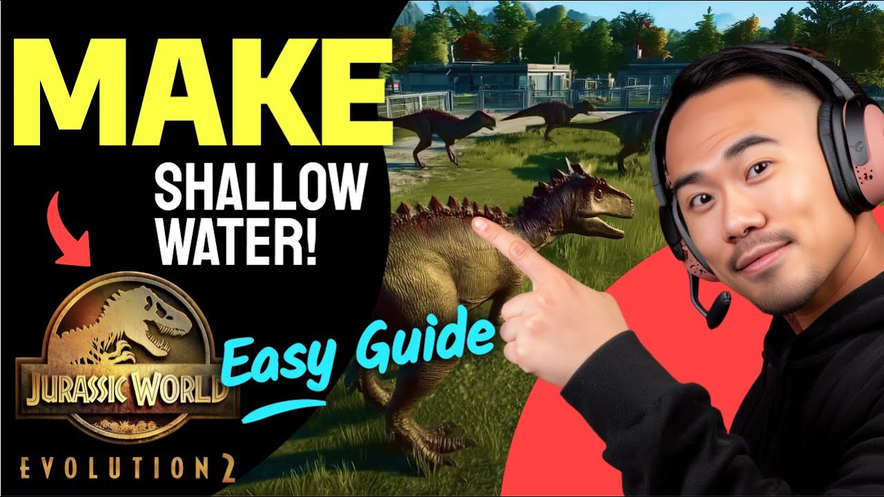 How to MAKE SHALLOW WATER Jurassic World Evolution 2 (Step by Step)