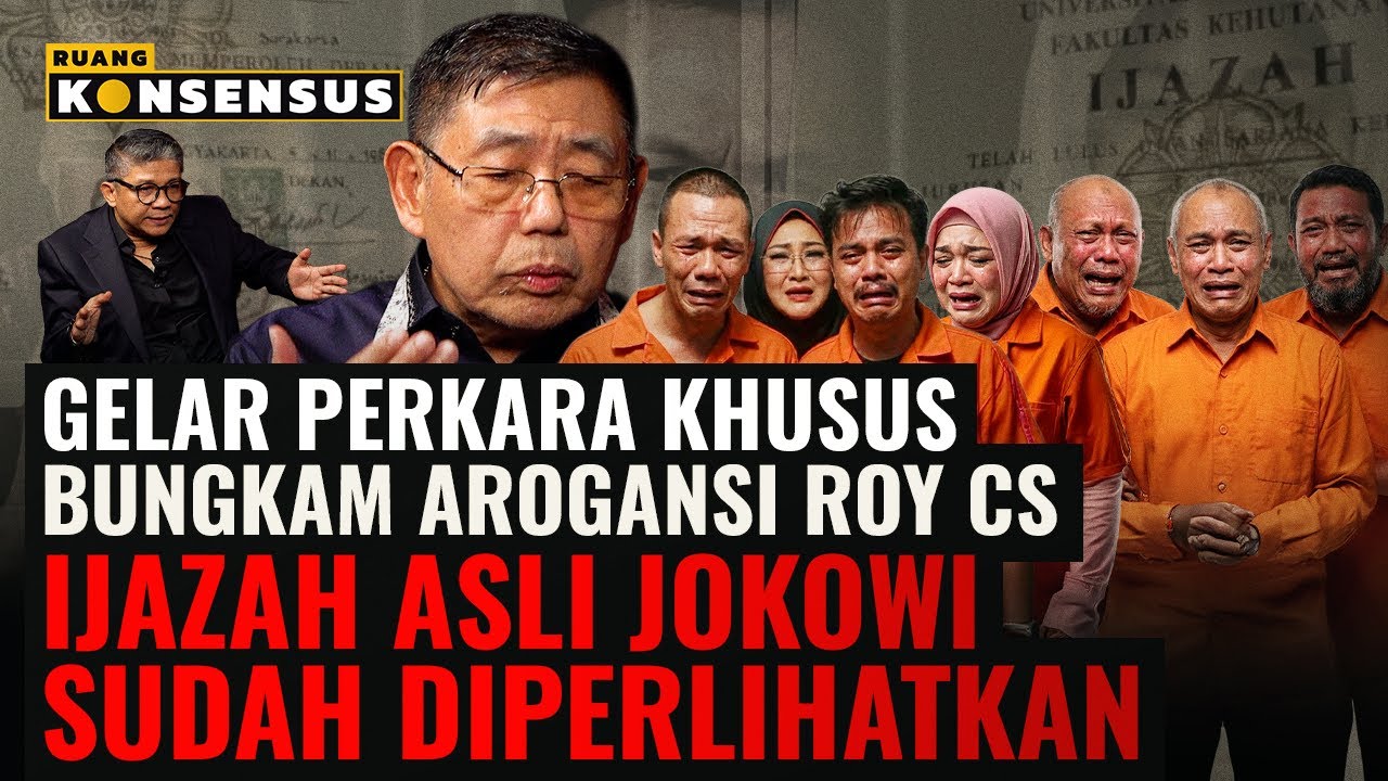 Membusuk Dipenjara, Drama Kebohongan Roy cs TAMAT. | Ruang Konsensus