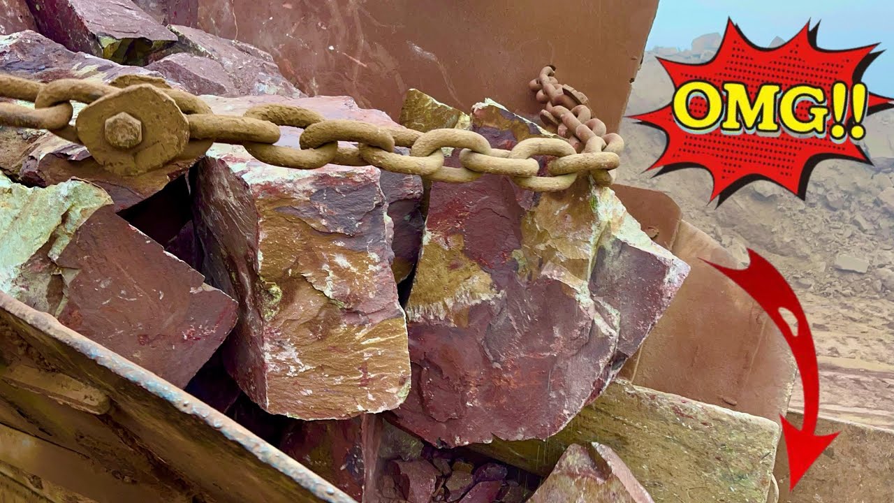 BIG ROCK 🪨 Crusher Machine - FULL Powerfull Process A Giant in Action-Big Rock Crushing#asmrvideo