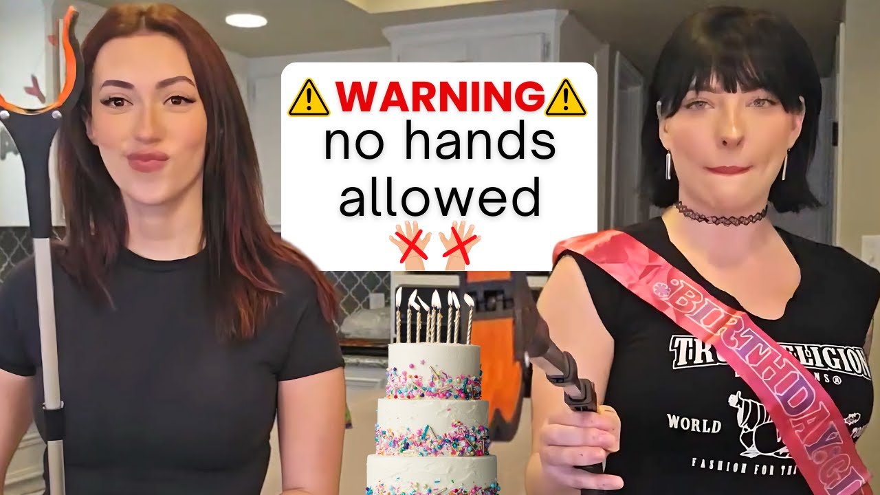 I Made My Friends Bake Me A Birthday Cake Without Hands