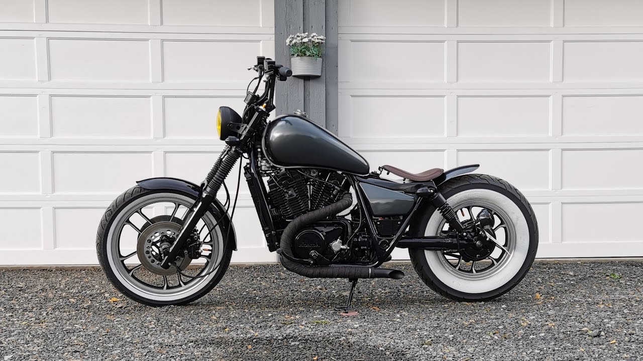 Honda shadow VT 750 1983 custom build bobber