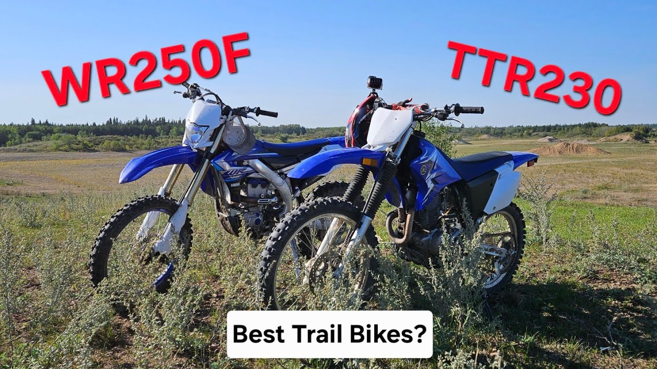 Can the TTR230 keep up with the WR250F!?