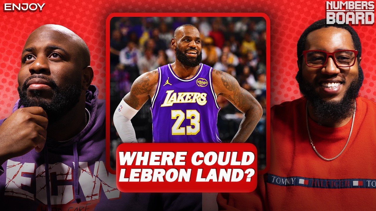 Could LeBron join Cavaliers or Warriors if he leaves Lakers? | Numbers on the Board | NBA on NBC