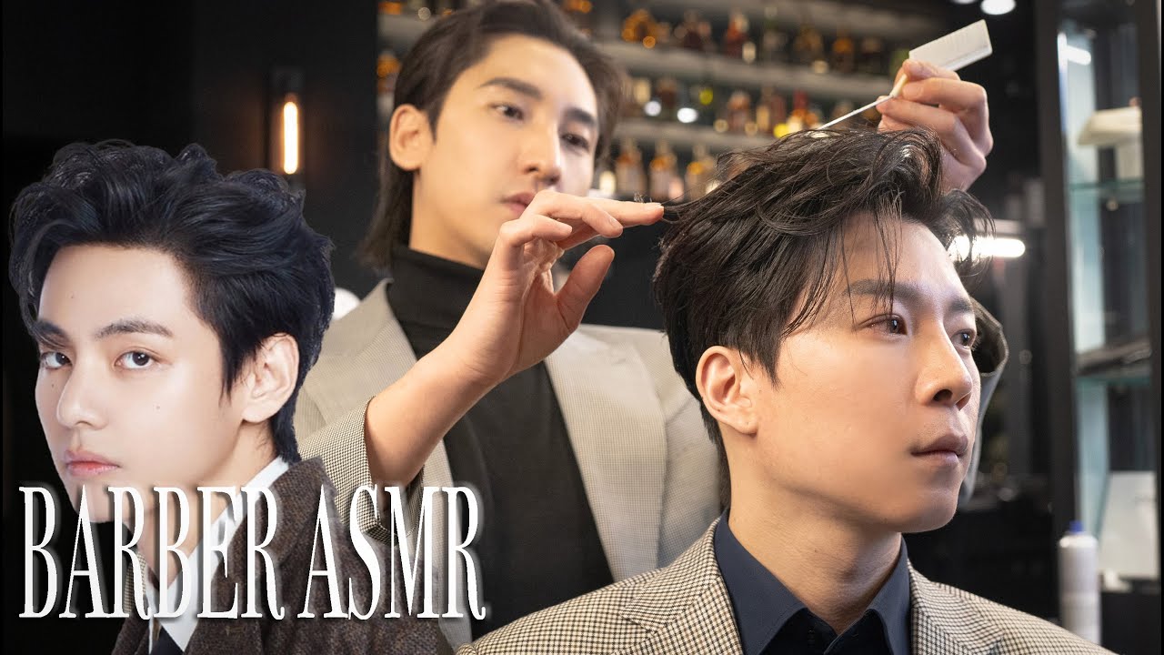 ASMR BARBER💈-BTS 뷔 머리 ,컴포즈 광고편 l BTS 
