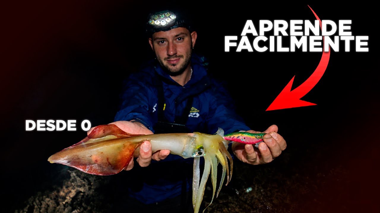 Aprende a pescar CALAMARES 🦑 