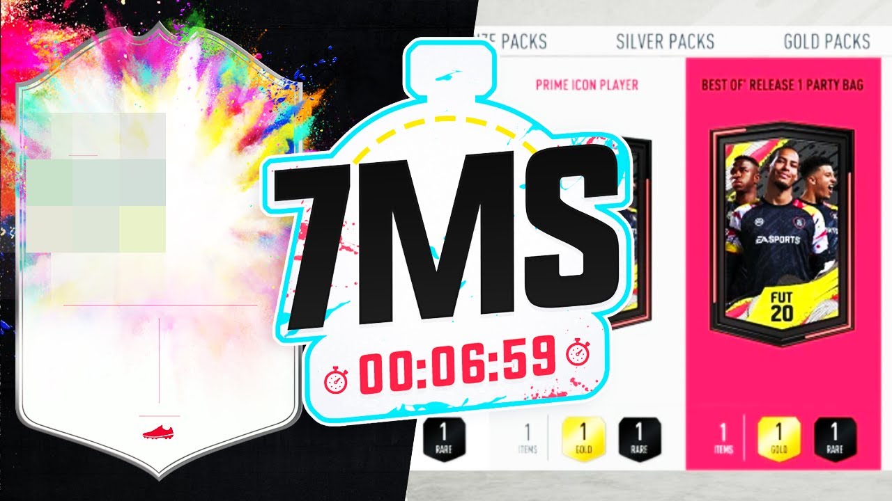 PARTY BAG PACK + PRIME ICON VS W2S!! 7 MINUTE SQUAD BUILDER - FIFA 20 ULTIMATE TEAM