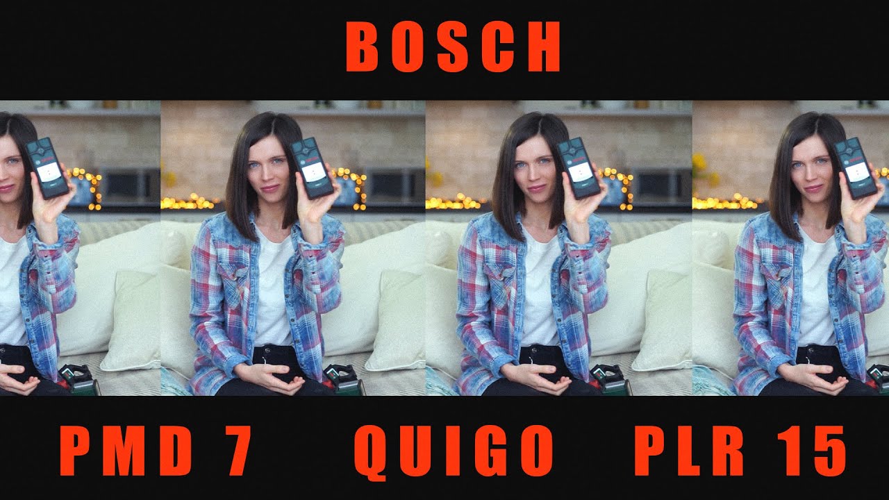 Bosch PLR 15, Quigo II и PMD 7: обзор измерительных инструментов
