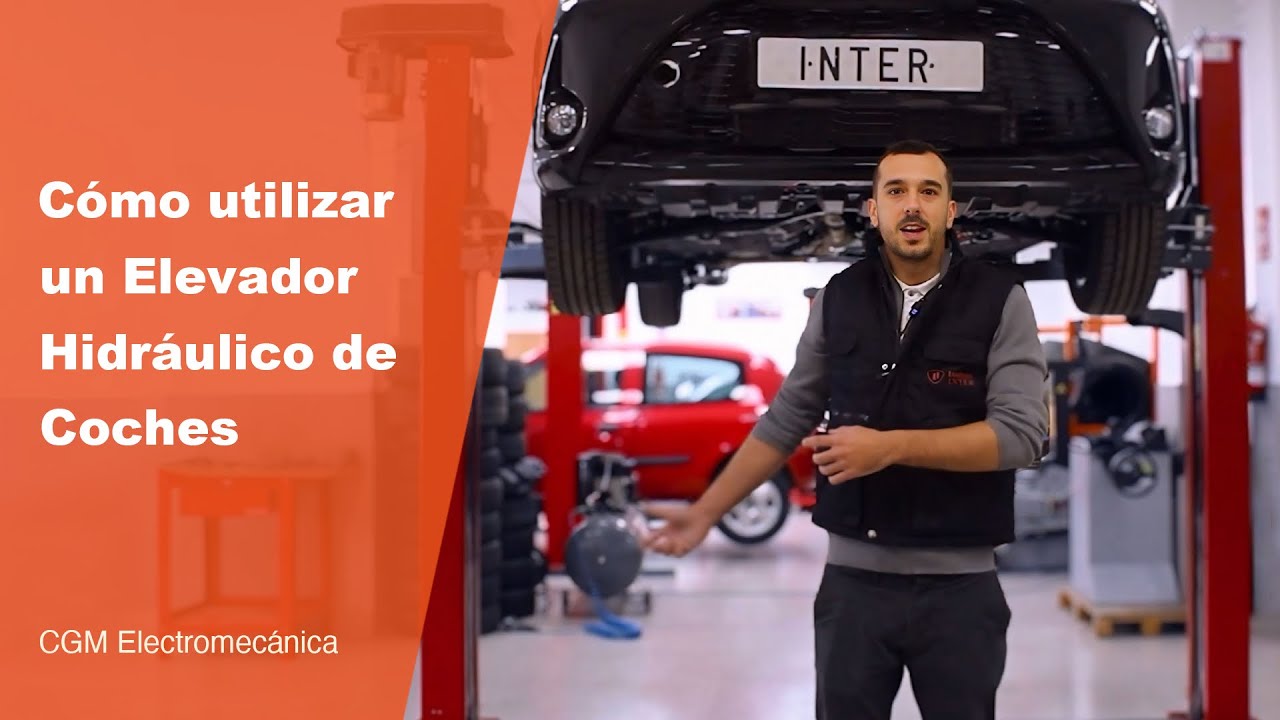 C&oacute;mo utilizar un elevador hidr&aacute;ulico de coches
