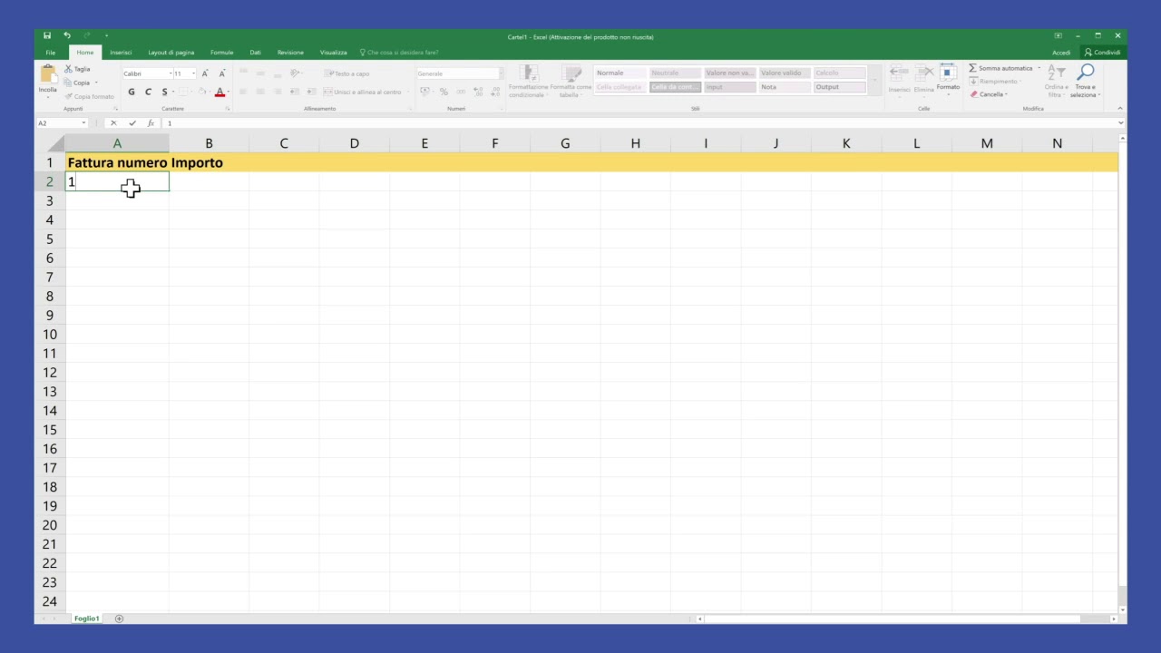 Come si usa un foglio elettronico di Excel? (da Informatica per la sanit&agrave; e l'assistenza sociale)