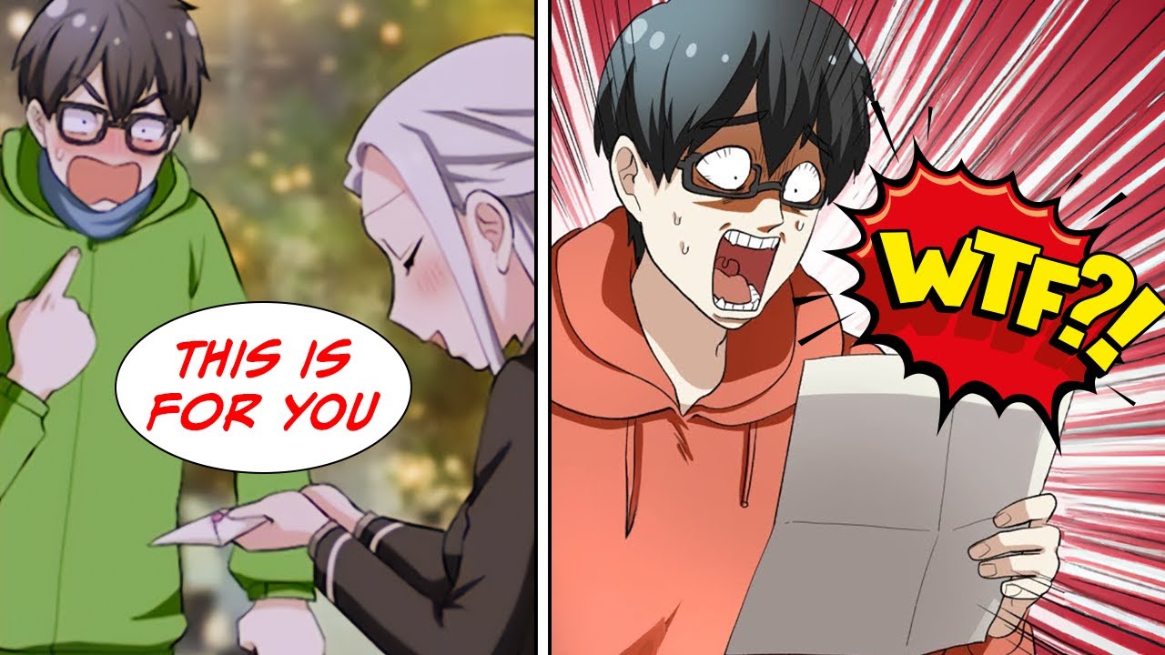 A cute girl gave me a letter, but when I saw what was written inside, my jaw dropped [Manga Dub]