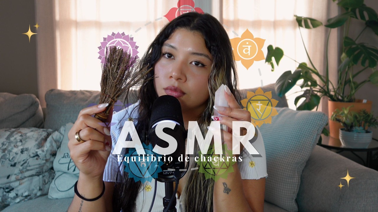 ✨🌙 ASMR | LIMPIEZA ENERGÉTICA DE CHAKRAS PARA DORMIR 🌙✨