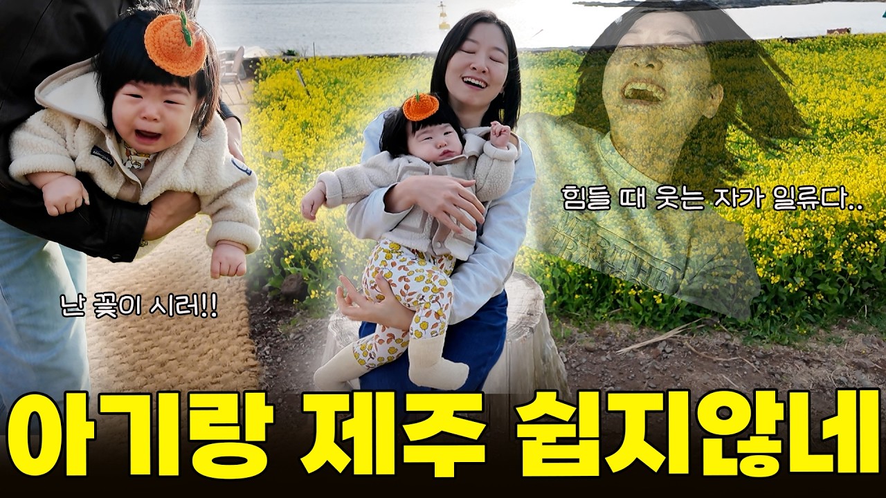 8개월 아기랑 제주 보름살기.. 나 후회하냐?(아기랑 제주도 숙소 | 제주 유채꽃 명소)