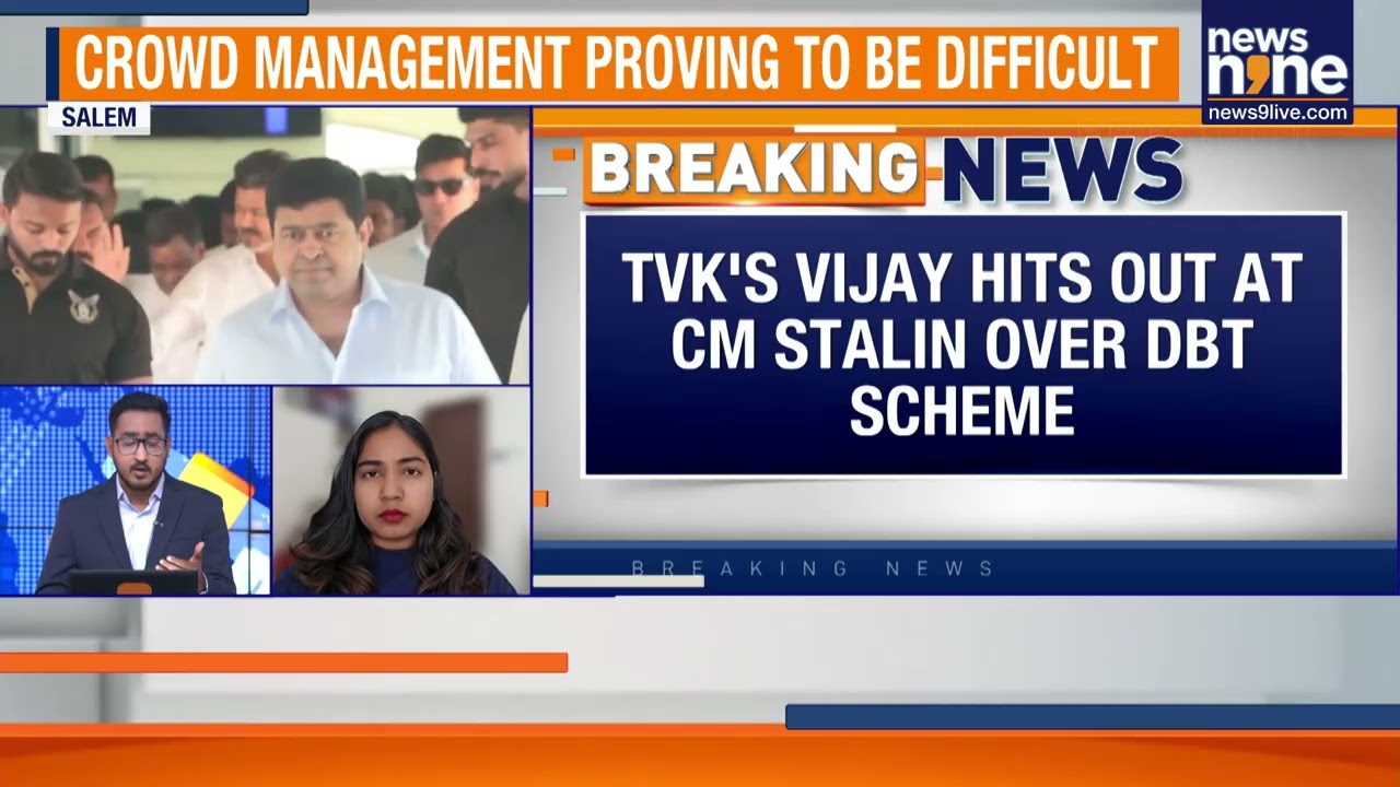 Vijay Slams Stalin Over DBT Scheme; CM Credits ₹5,000 To 1.31 Crore Women | News9