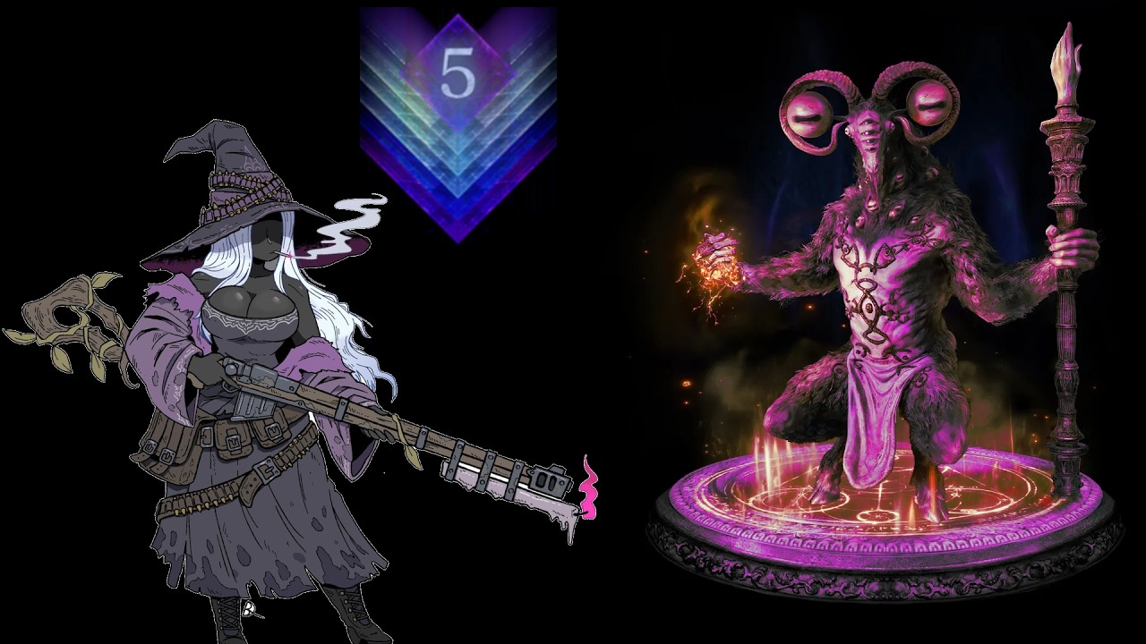 Nightreign - Depth 5 Solo Recluse (Night Build), 124 kills - Everdark Libra