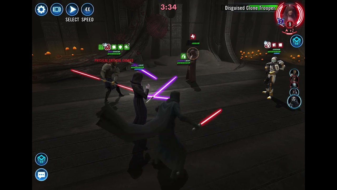 Grand Arena 3v3 - Darth Traya vs Grand Moff Tarkin