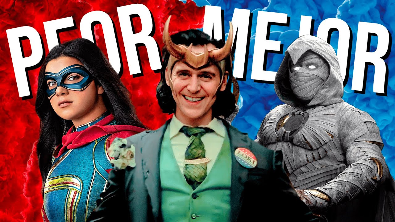TODAS LAS SERIES DE MARVEL STUDIOS de PEOR a MEJOR