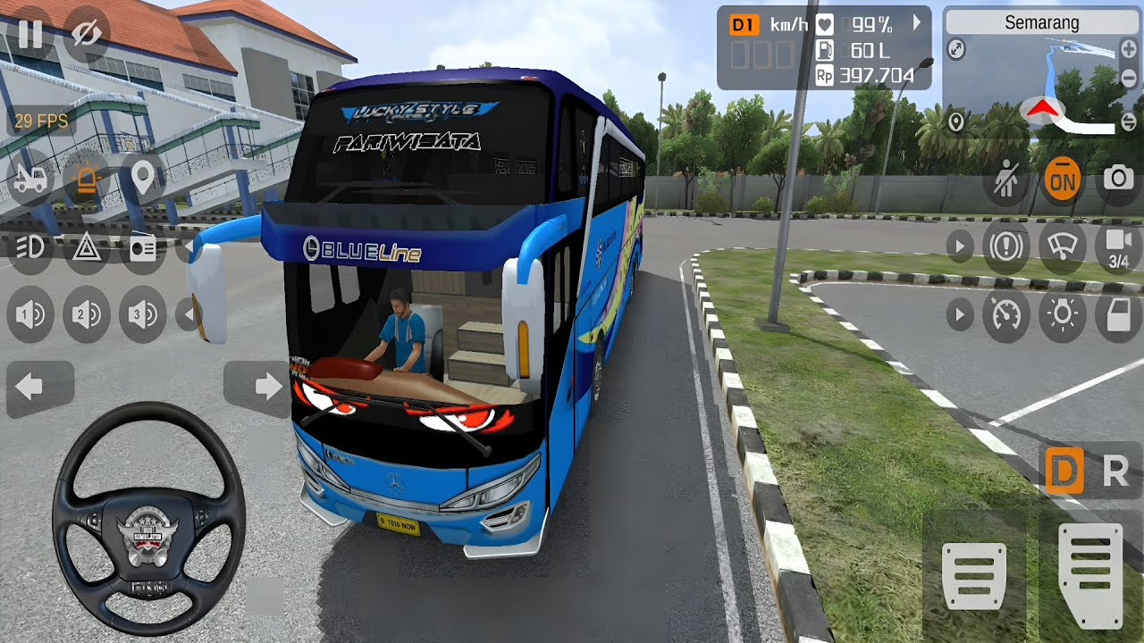 Bus Tayo Pariwisata Oleng Full Basuri