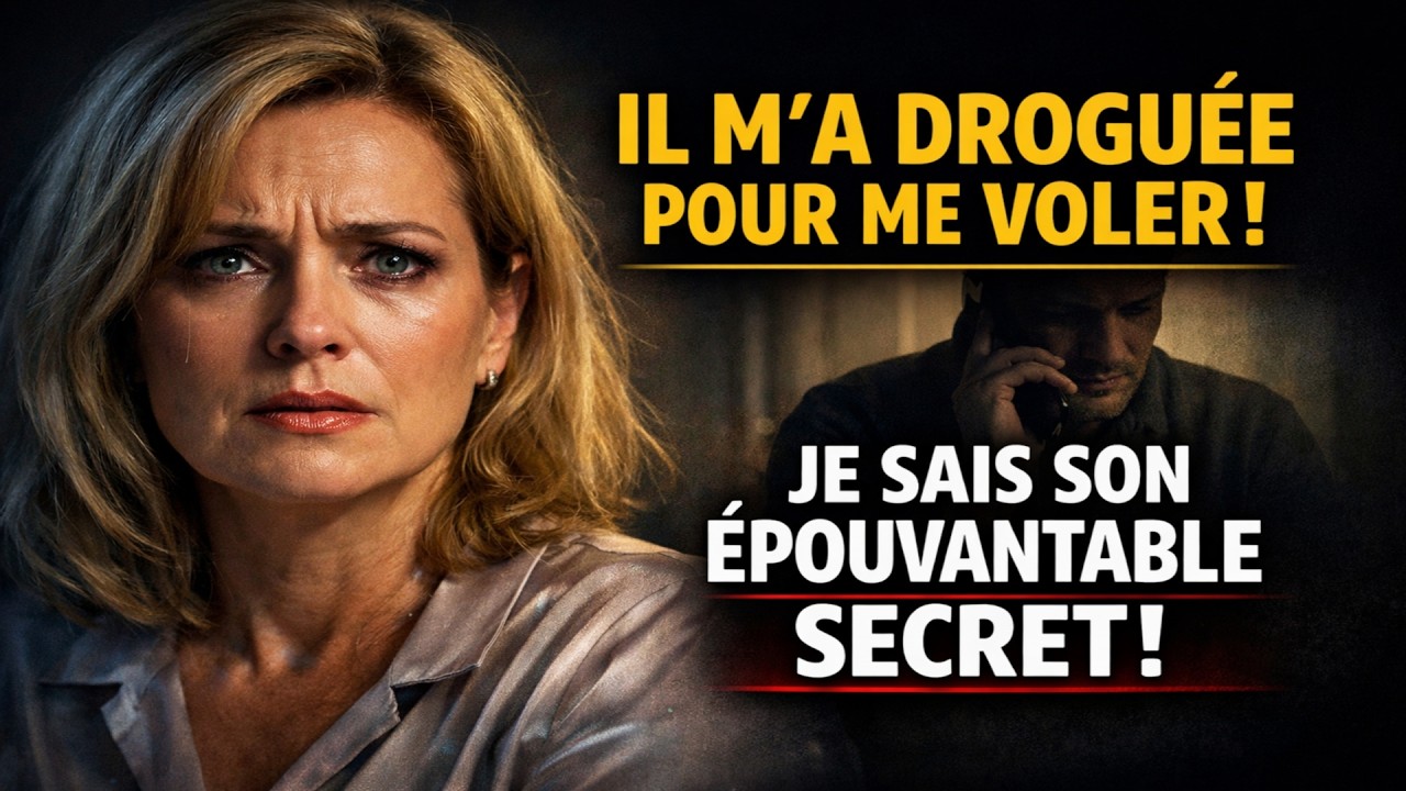 Il m'a droguée pour me voler. Il ignorait que je connaissais son terrible secret.