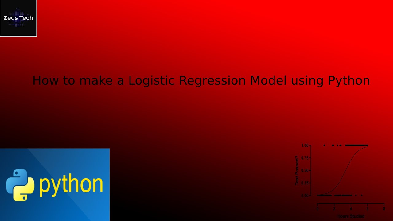 How to make a Logistic Regression Model (Artificial Intelligence)