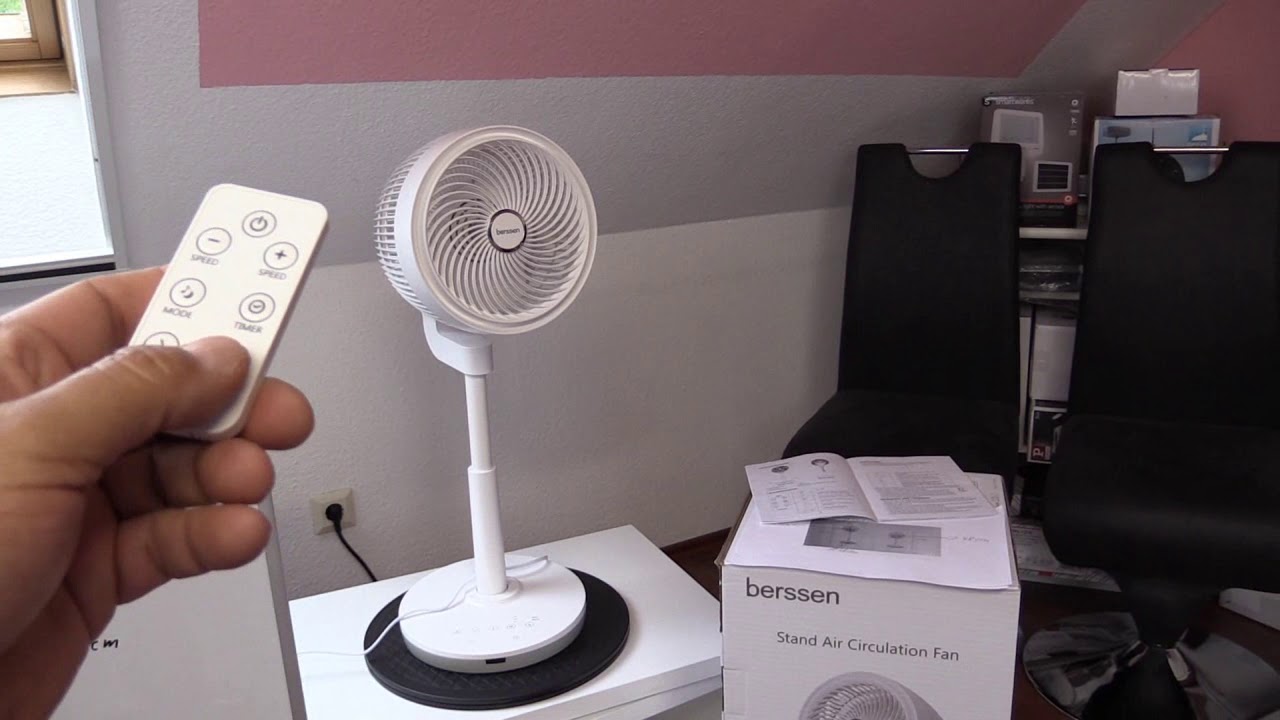 Standventilator mit 3D Oszillation - Berssen Standventilator - Ventilator