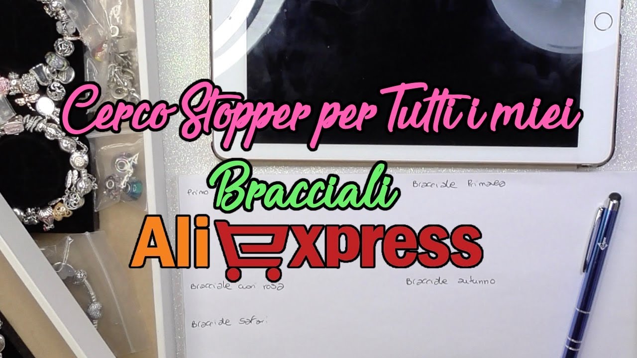 STOPPER SUPER DECORATI PER TUTTI I MIEI BRACCIALI PANDORA DA ALIEXPRESS con link degli store in bio