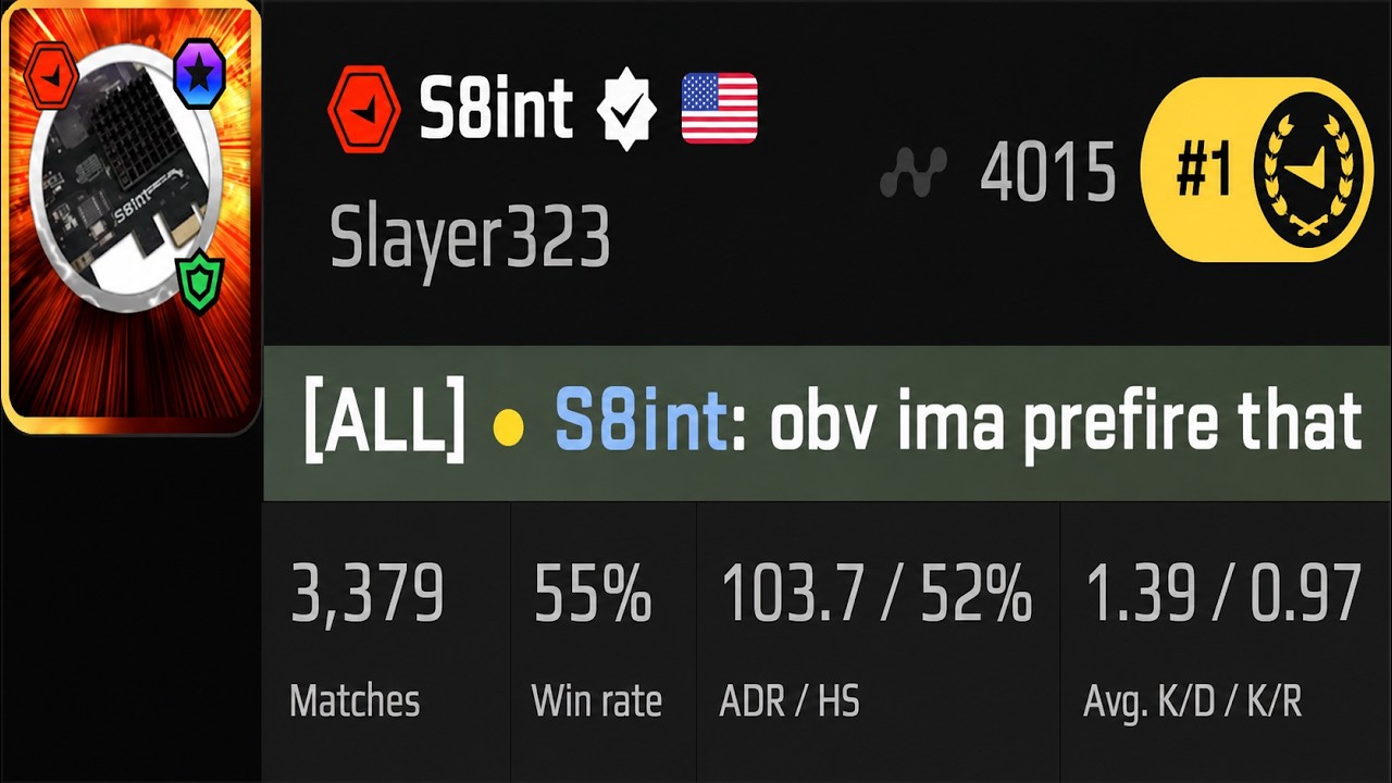30 minutes of S8int cheating on FACEIT