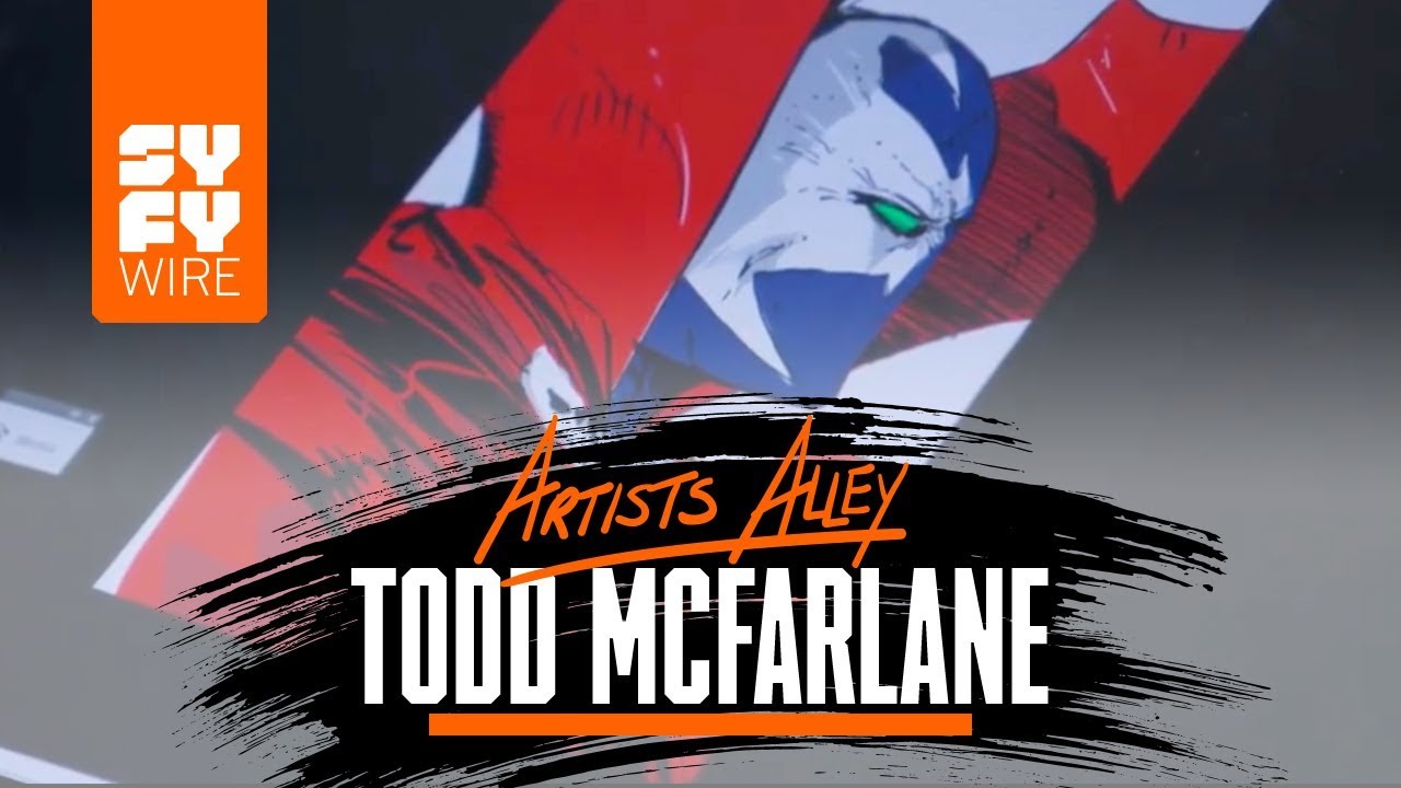 Todd McFarlane Sketches Spawn (Artists Alley) | SYFY WIRE