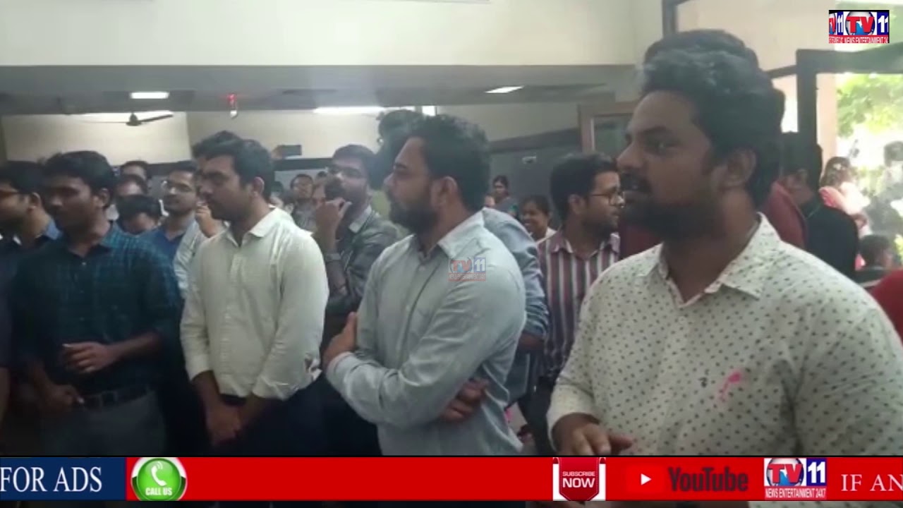 DOCTORS PROTEST AGAINST NMC BILL IN NIMS HOSPITAL HYDERABA
