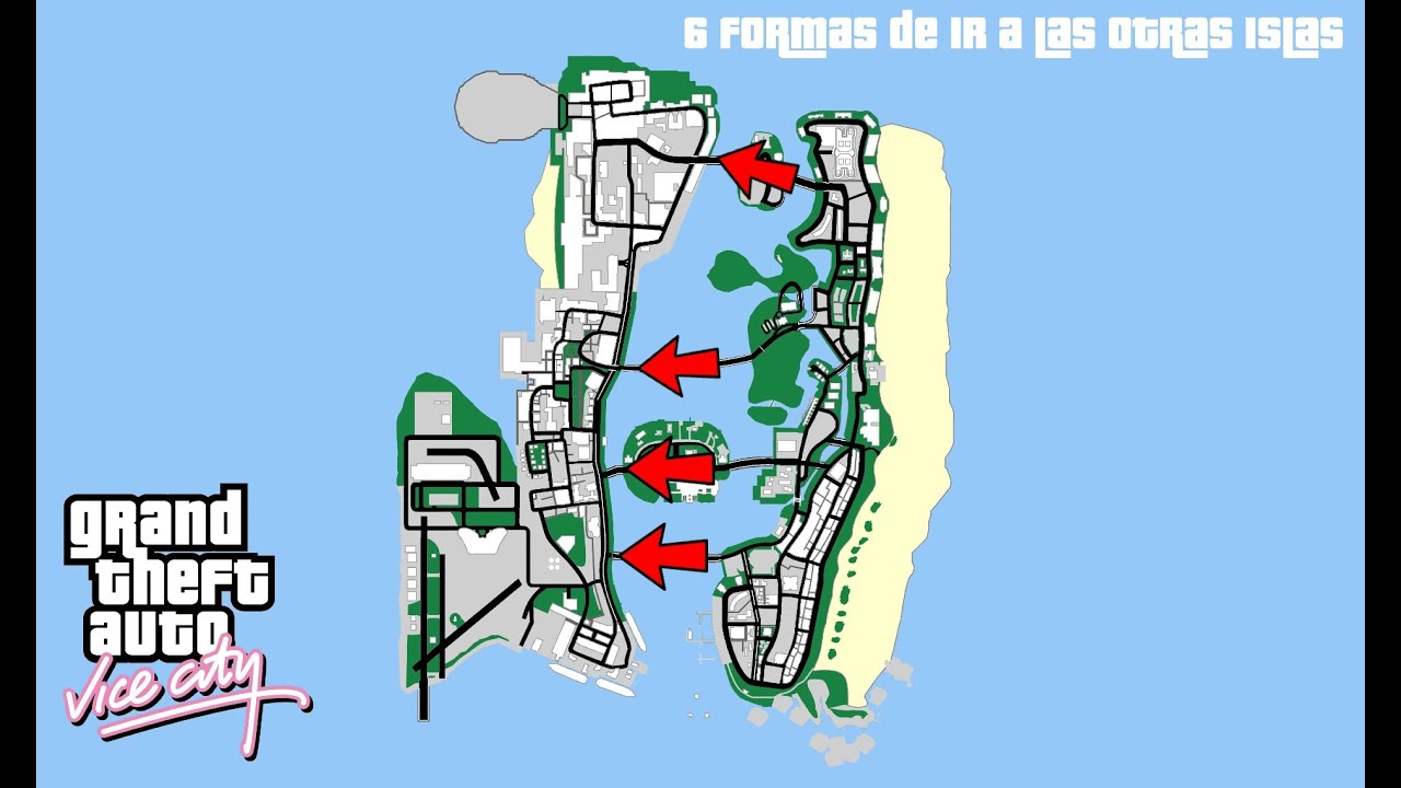 6 способов перебраться на другой остров с самого начала игры в GTA Vice City