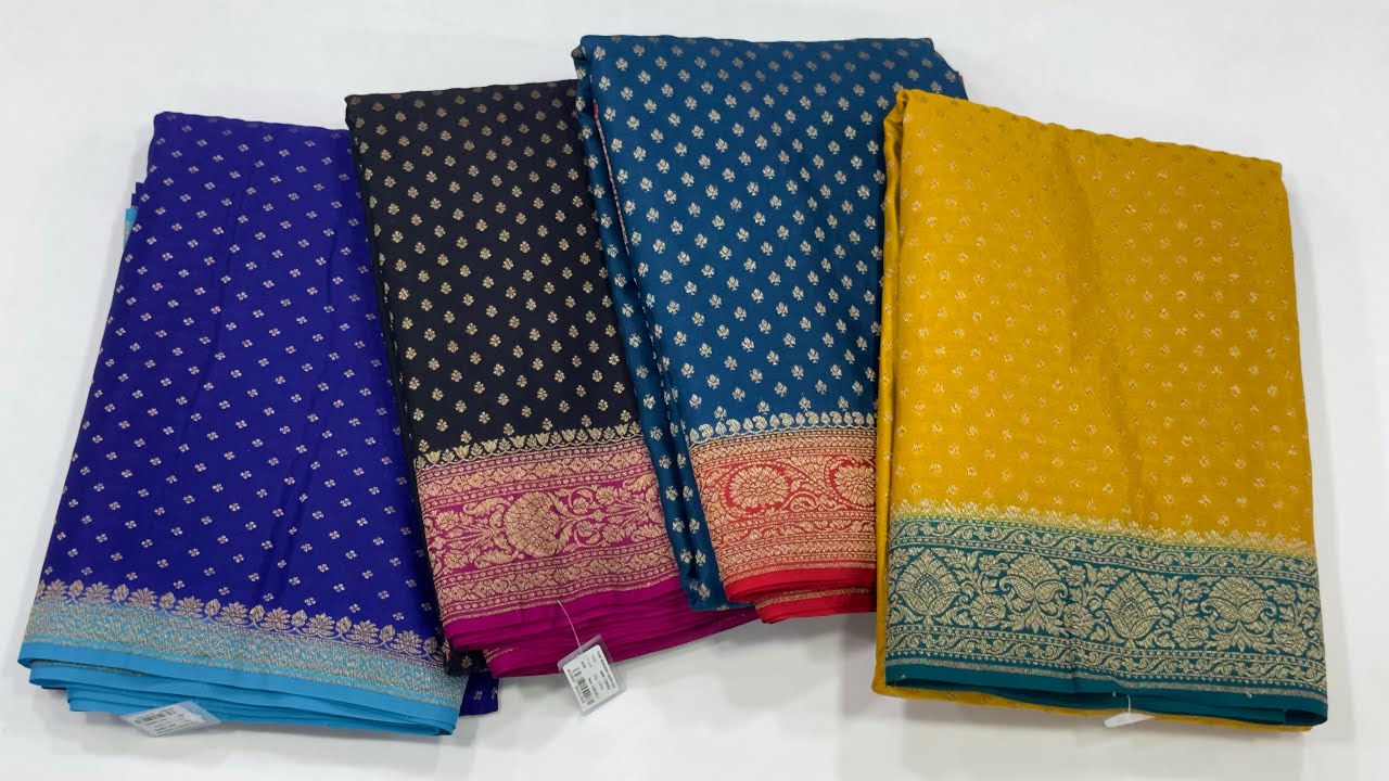 ‼️Varamahalaksmi Special, Pure Benarasi Khaddi Crepe Silk Saree's in Bengaluru!