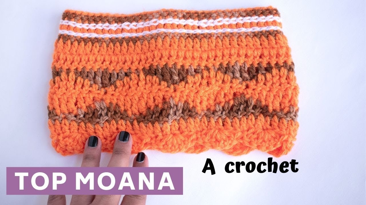 🌺Top de Moana muy fácil tejido a Crochet🛶/Moana top very easy crocheted