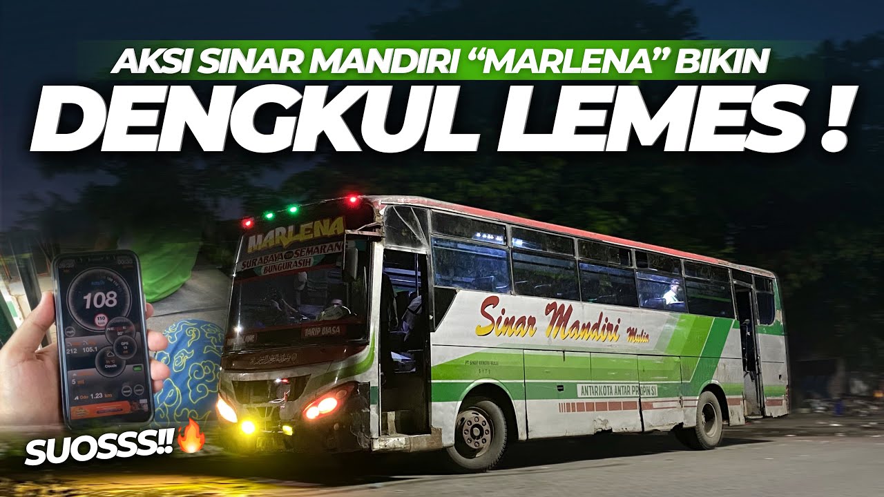 PENUMPANG DIBUAT FULL TEGANG NAIK BUS INI‼️😵‍💫Trip Sinar Mandiri Mulia Semarang - Surabaya