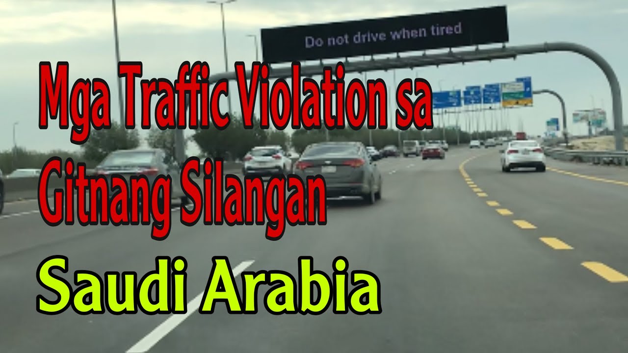 Ano ang mga Traffic Violation sa Saudi Arabia