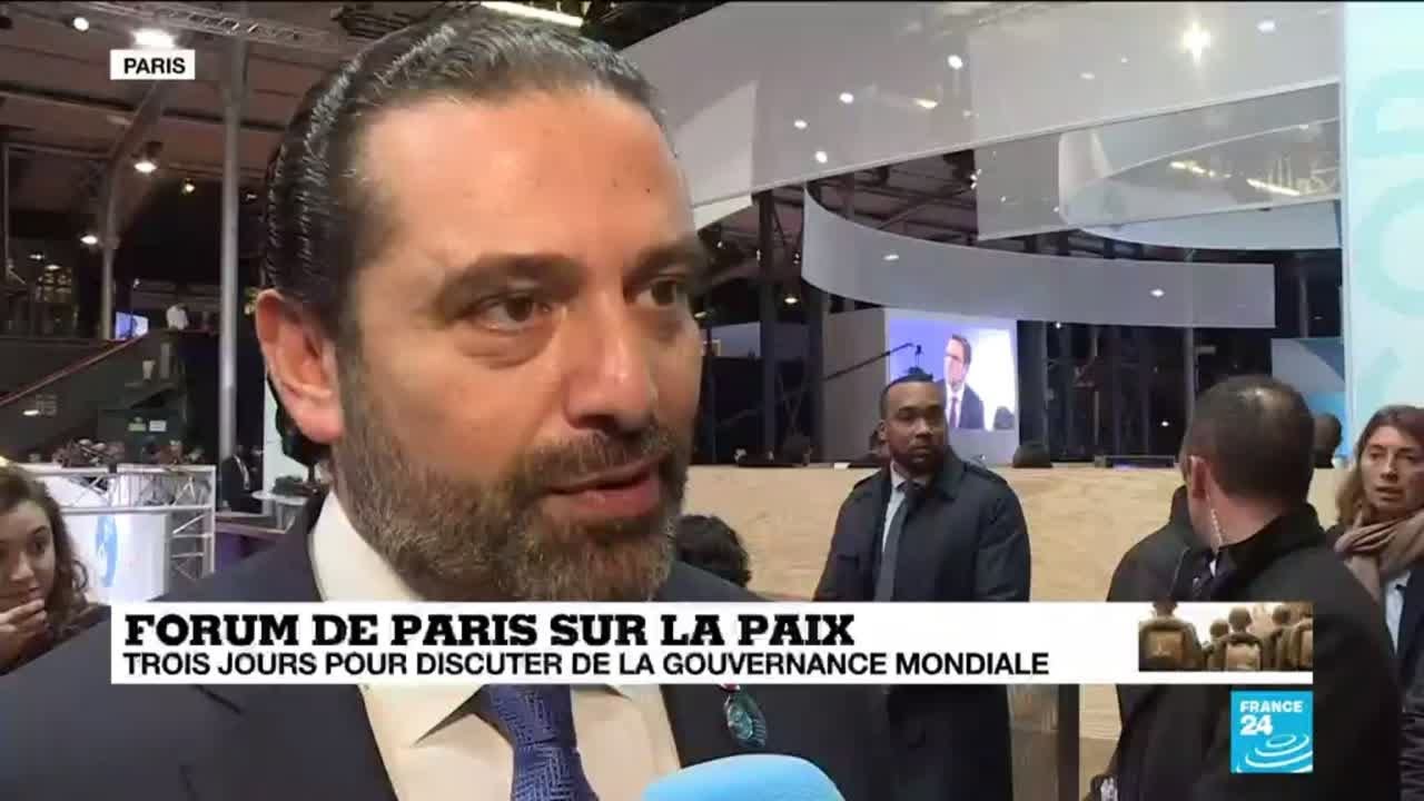 Interview de Saad Hariri, Président du Conseil des ministres du Liban au Forum sur la Paix