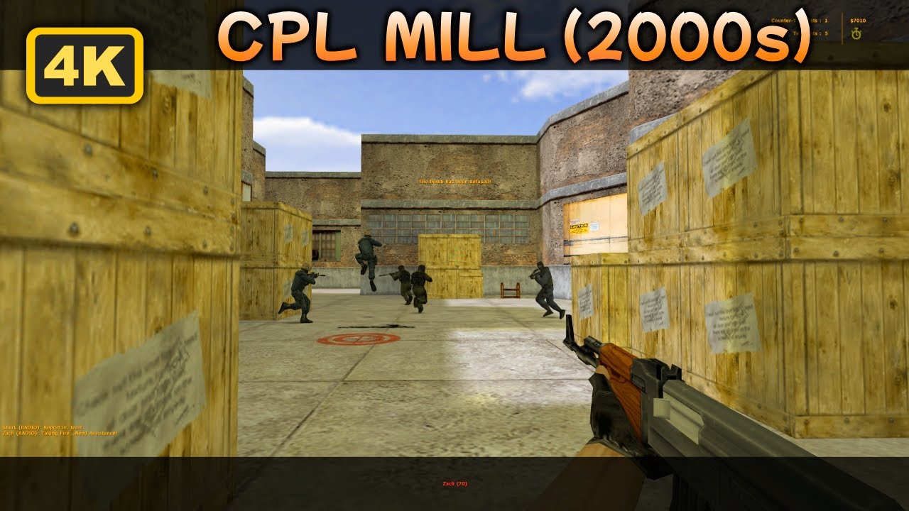 💀 CS 1.6 Nostalgia – CPL Mill vs Expert Bots [No Commentary | 4K 60FPS]