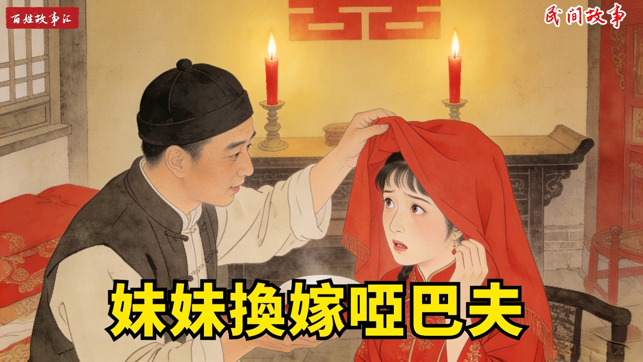 姐姐搶走豪門婚事，將妹妹嫁給鄉下啞巴！沒想到，啞巴竟是隱形富豪，一出手，就讓姐姐下跪！#故事頻道 #民間故事#有聲書 #睡前故事#中國文化#故事分享