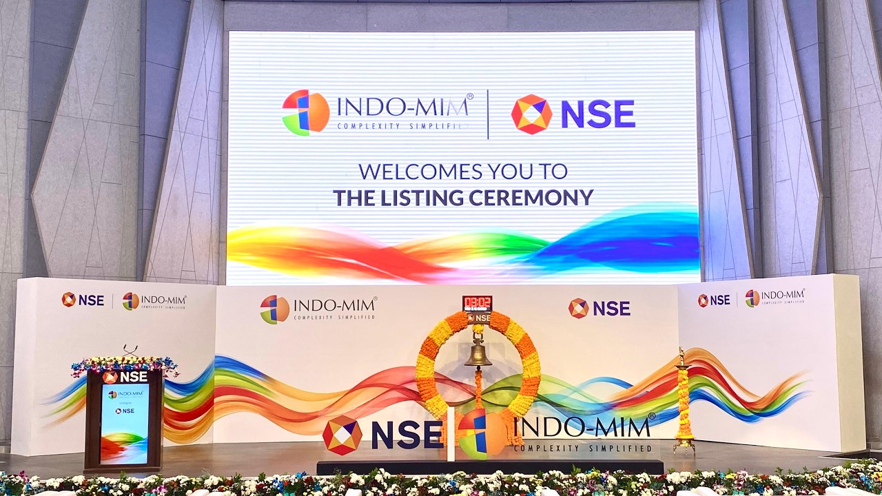 Listing ceremony of INDO-MIM Limited