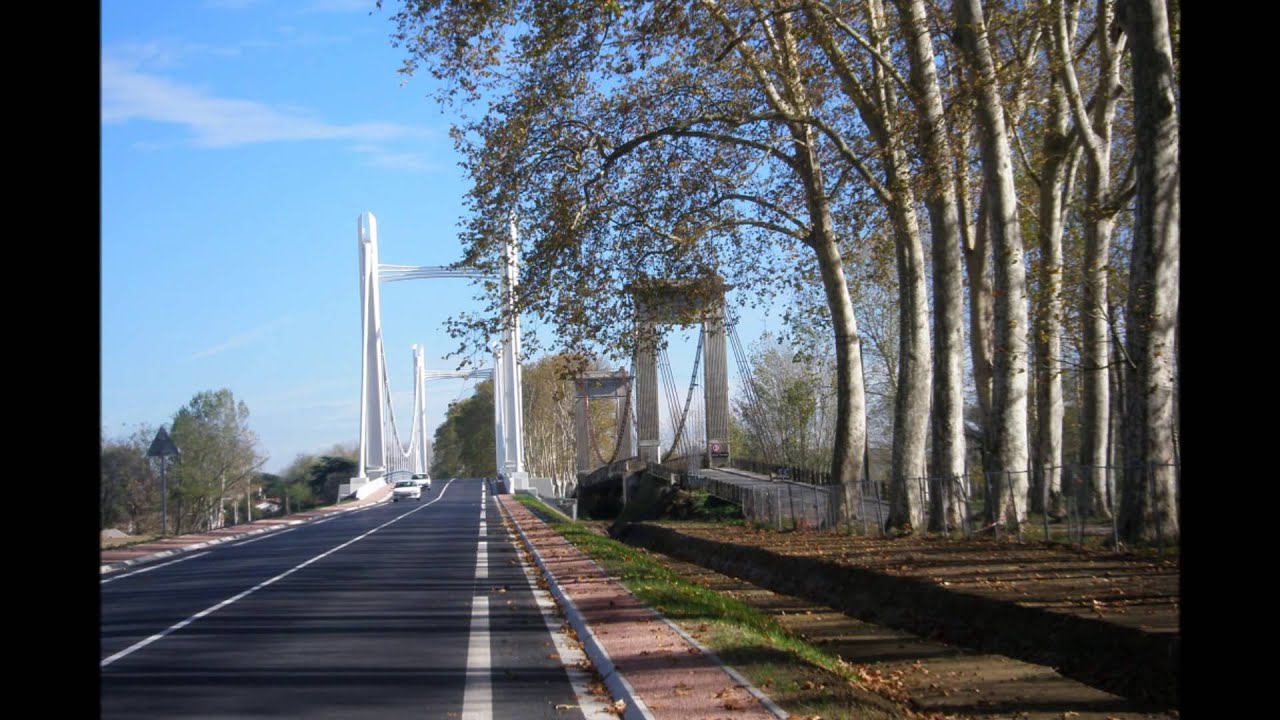 VERDUN SUR GARONNE   : le passé ,le présent  LE NOUVEAU PONT