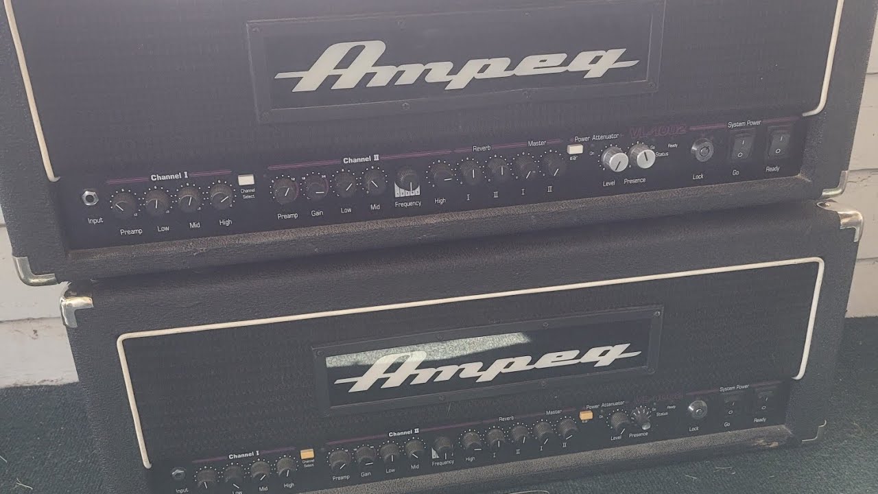 Ampeg VL-1002 guitar amplifiers EL34 vs 6550