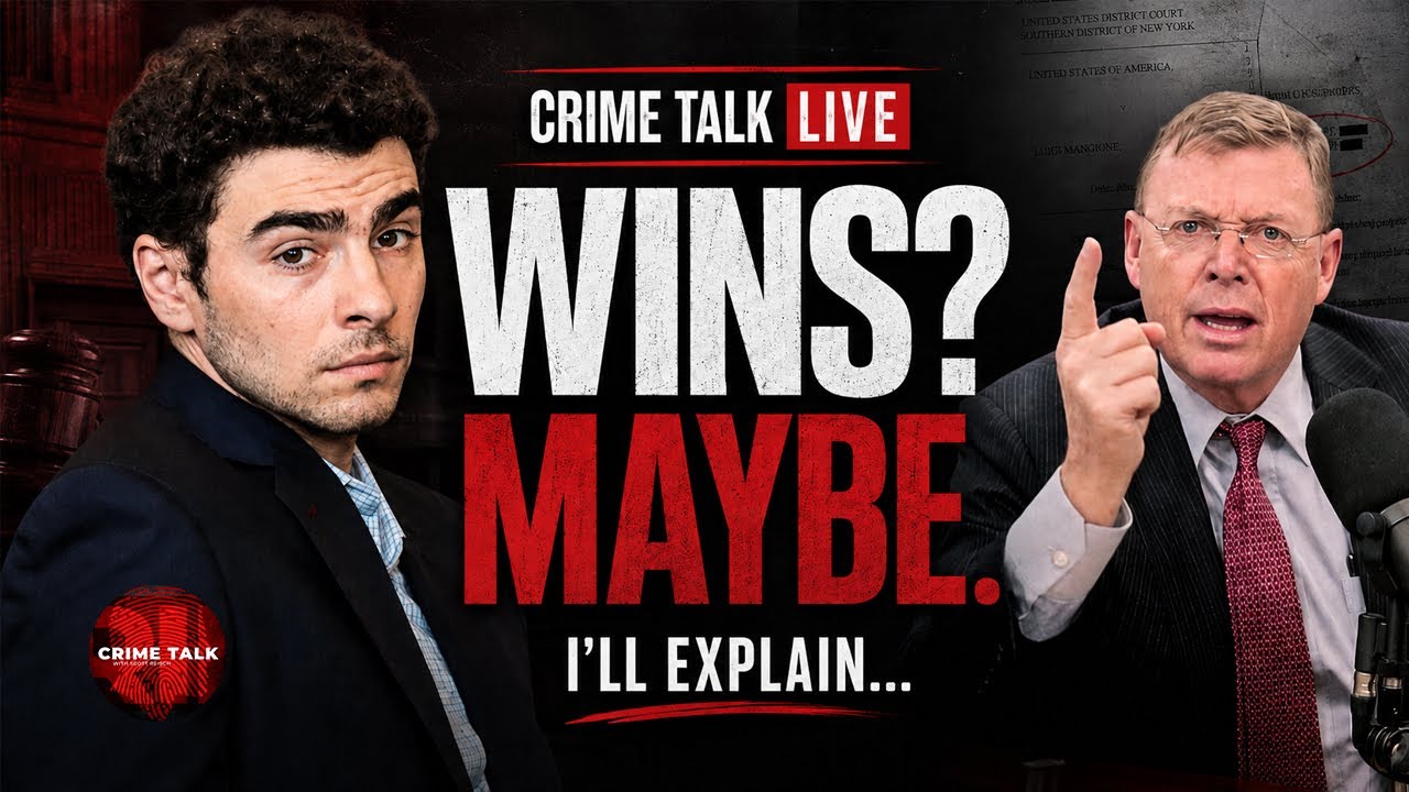 CRIME TALK LIVE: Луиджи Манджоне выиграл важное судебное дело, но это не так.