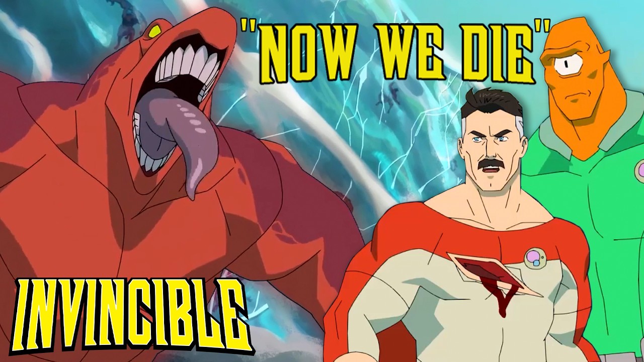 Omni-Man and Allen Fight The Rognarrs | Invincible Season 4